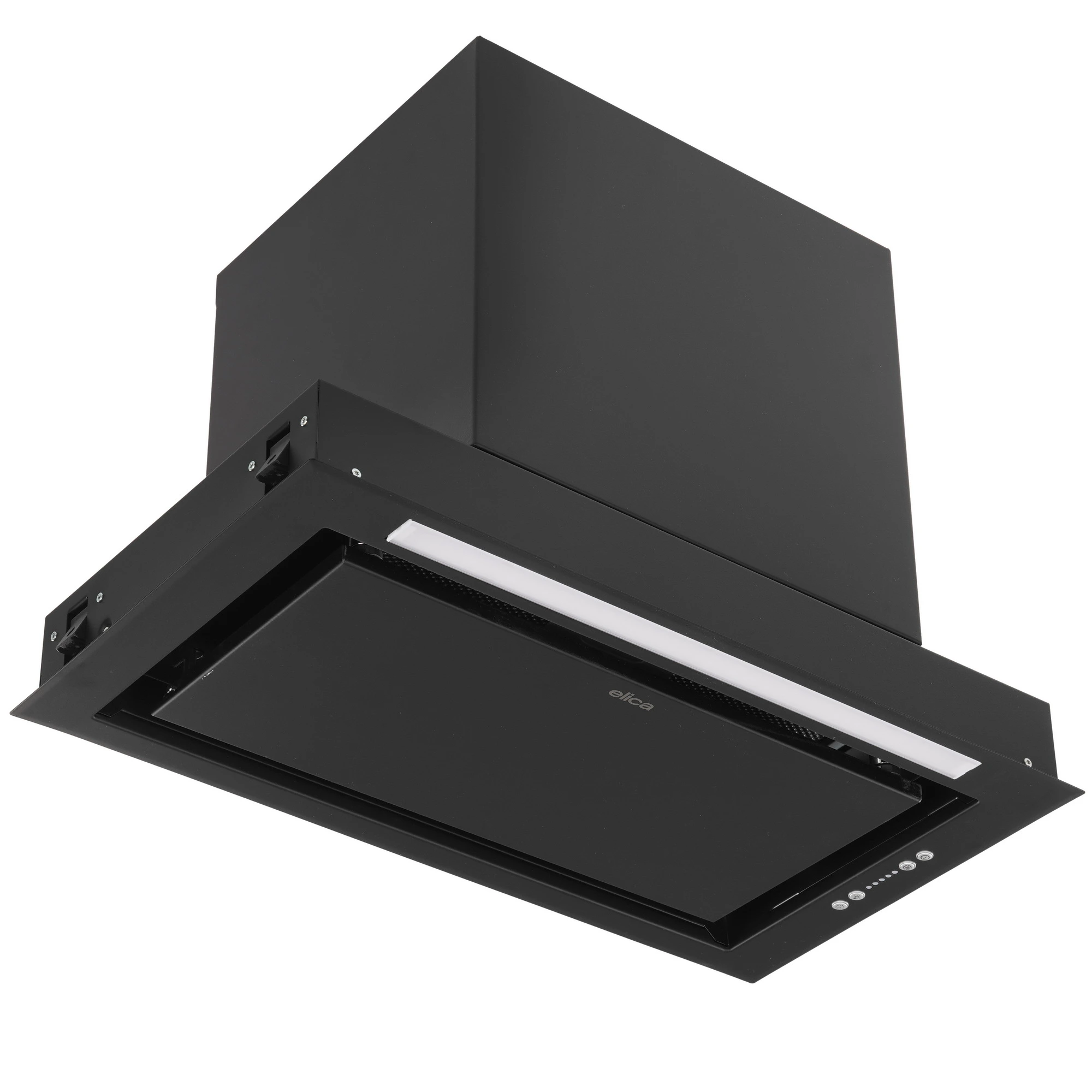 Вытяжка встраиваемая Elica HIDDEN 2.0 BL MAT/A/52 черный, 51.4 см, 1300 м/ч, 51 дБ