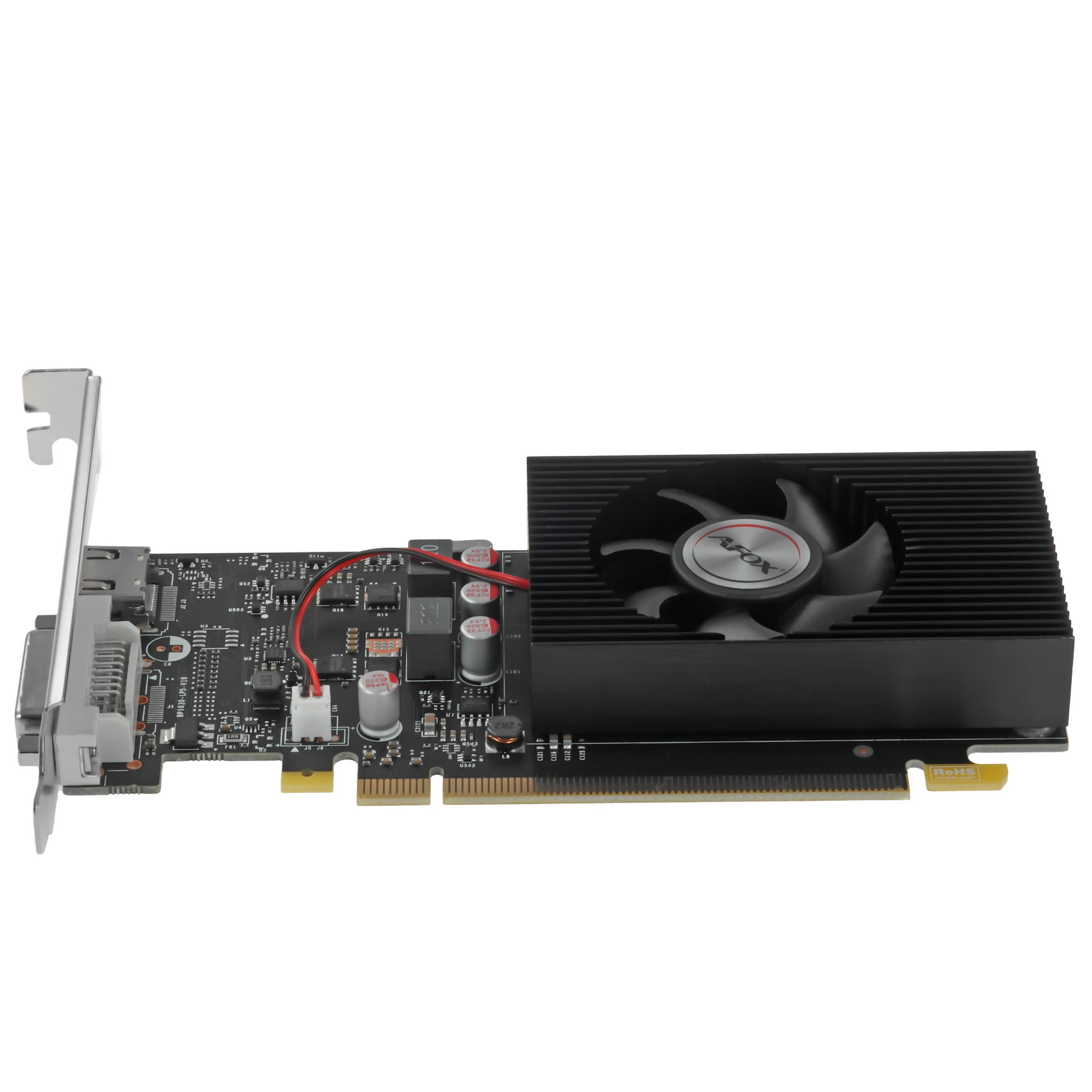 Видеокарта AFOX GeForce GT 1030, 2GB GDDR5, 64 bit, DVI-D, HDMI, GPU 1468 MHz, фото3