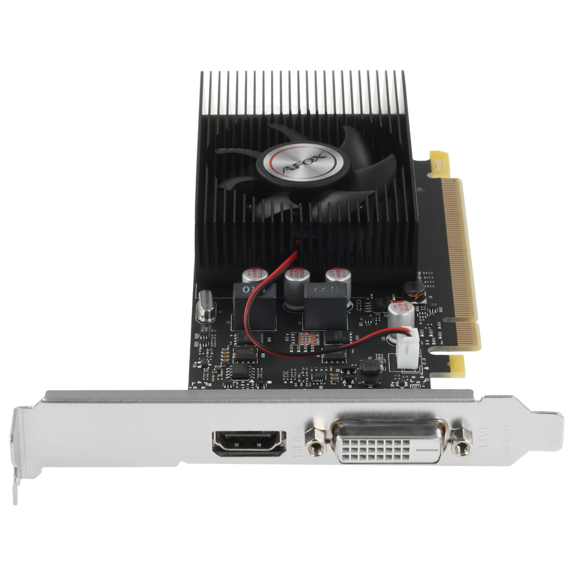 Видеокарта AFOX GeForce GT 1030, 2GB GDDR5, 64 bit, DVI-D, HDMI, GPU 1468 MHz, фото2