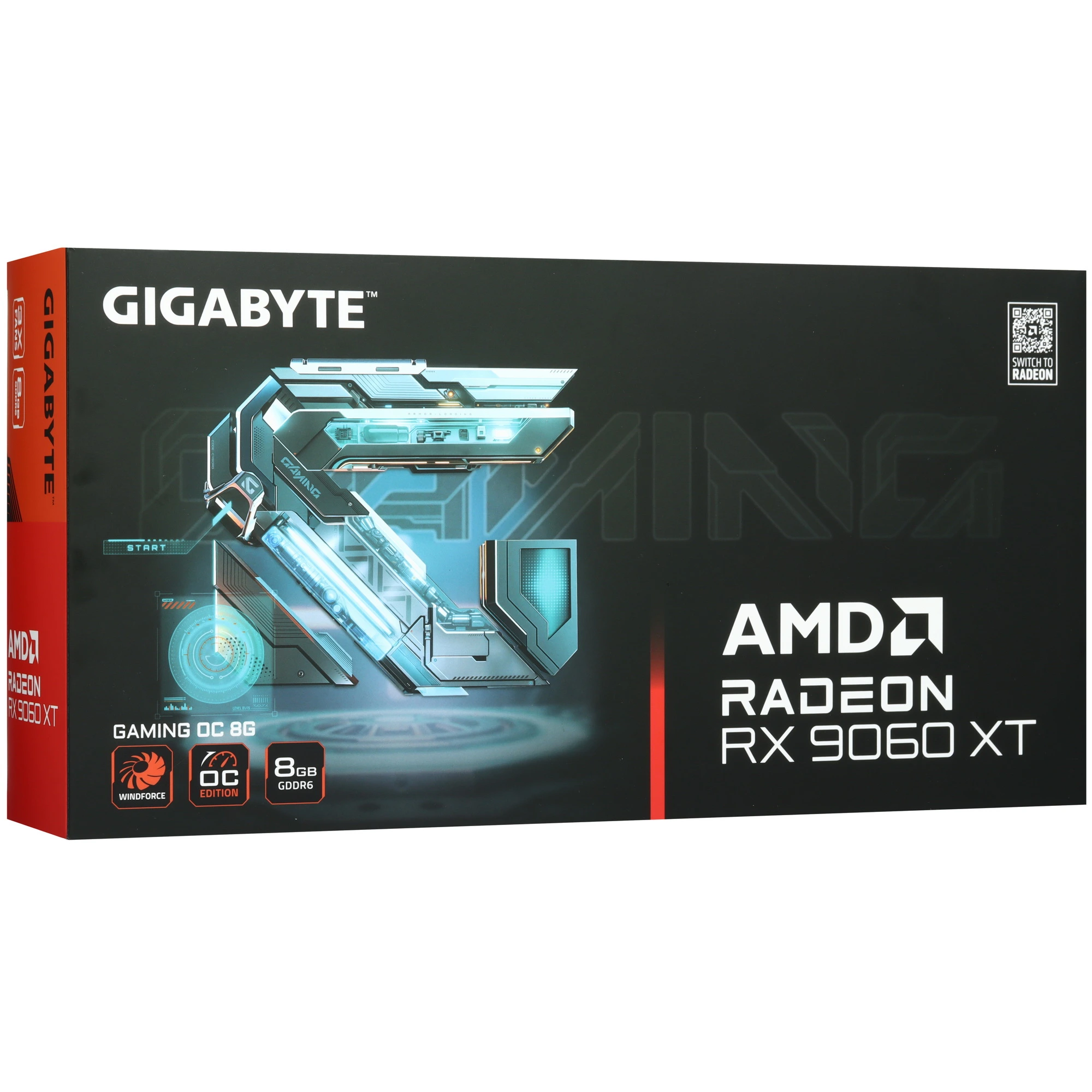 Видеокарта Gigabyte AMD Radeon RX 9060 XT GAMING OC, 8 GB GDDR6, 128 bit, 2xDisplayPort, HDMI, GPU 2780 MHz, фото8