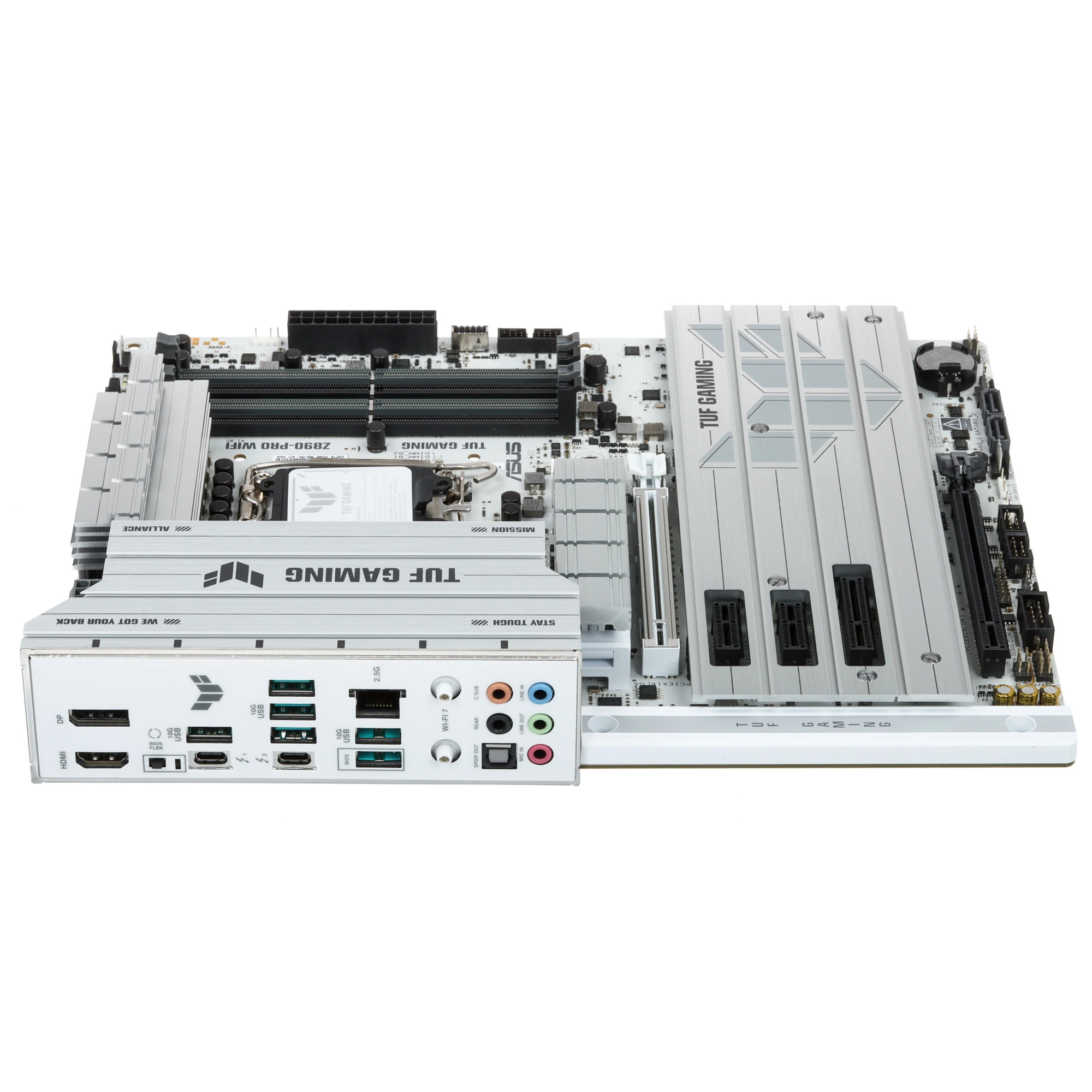 Материнская плата ASUS TUF GAMING Z890-PRO WIFI, LGA1851, Intel Z890, 4xDDR5, 4xSATA, 4xM.2, 1xPCIe 5.0 x16, DisplayPort, HDMI, USB Type-C, 1x2.5Gb LAN, Thunderbolt, 5x3.5 мм, 7.1, ATX, фото4