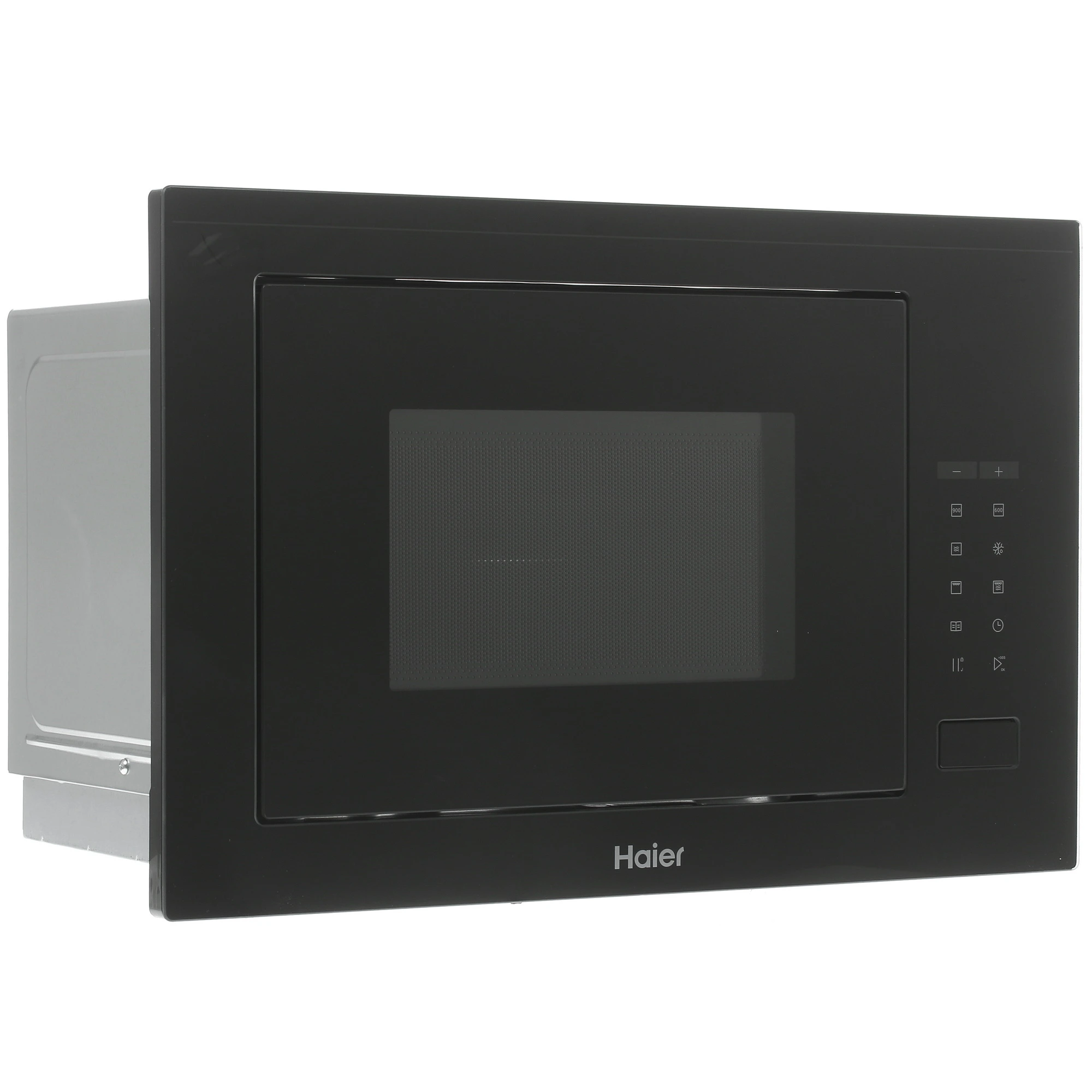 Встраиваемая микроволновая печь Haier HMX-BTG259B черный, 25 л, 900 Вт, переключатели - сенсор