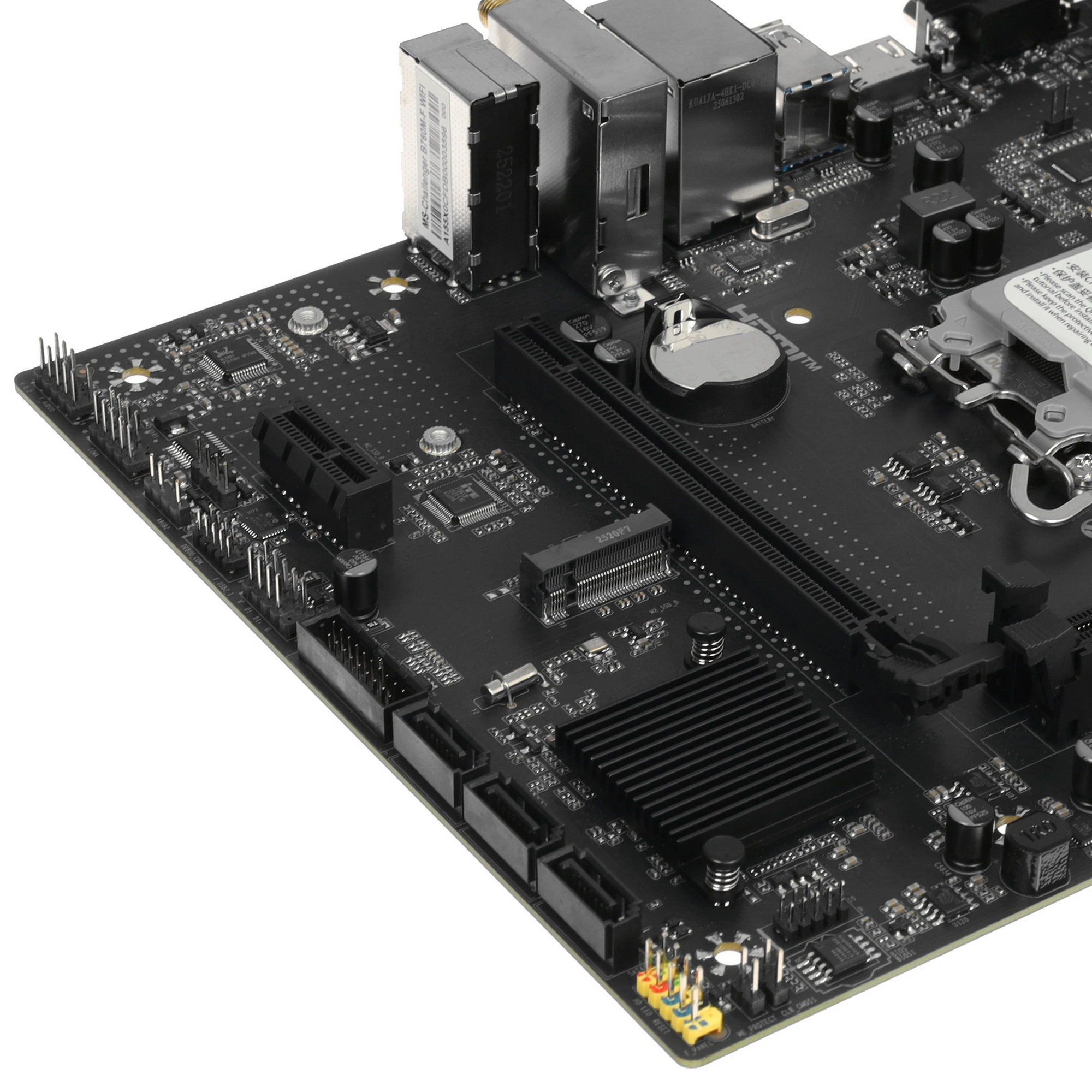 Материнская плата Maxsun Challenger B760M-F WiFi, LGA1700, Intel B760, 2xDDR4, 3xSATA, 2xM.2, 1xPCIe 4.0 x16, HDMI, D-Sub, 1x1Gb LAN, Wi-Fi, Bluetooth, 5.1, microATX, фото3
