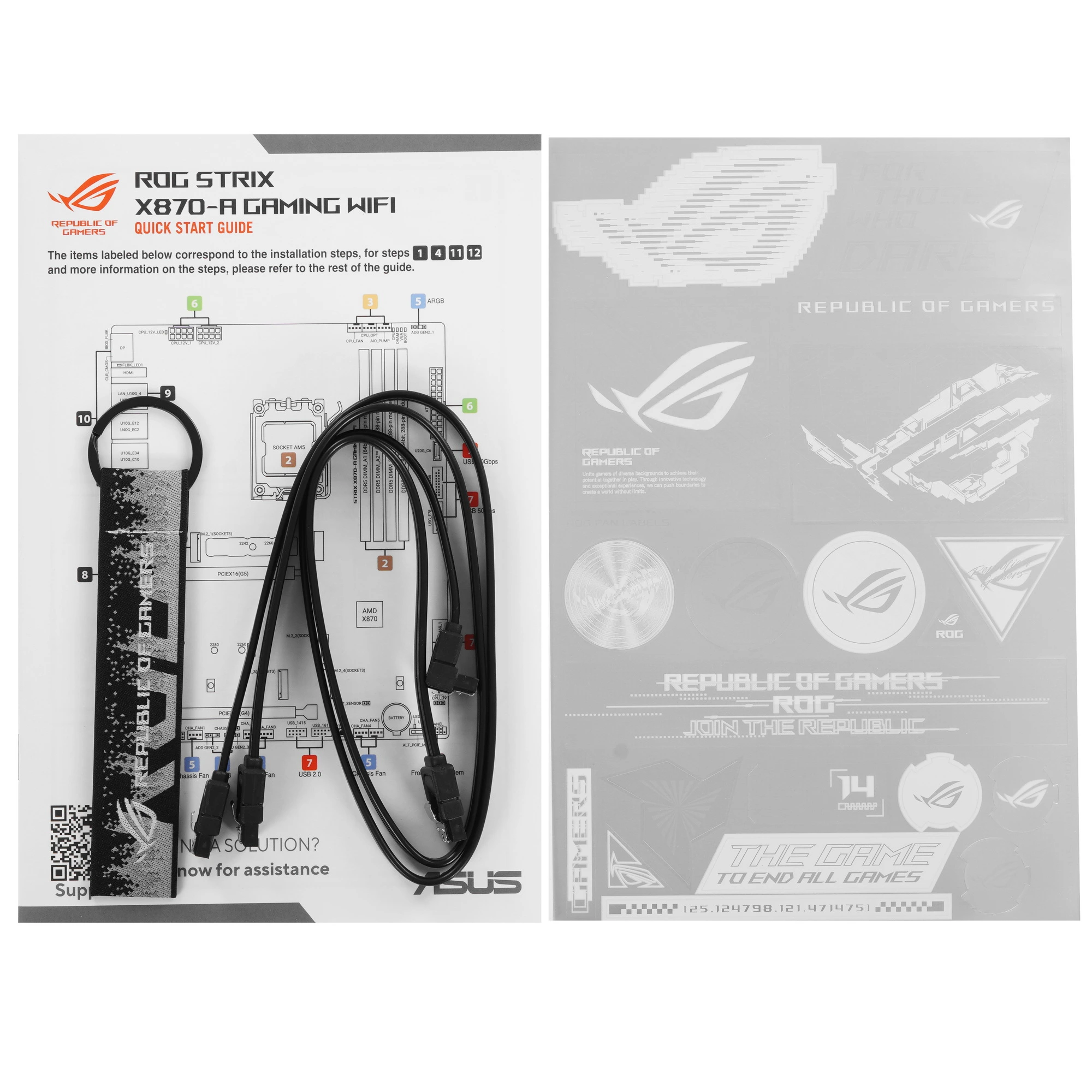 Материнская плата ASUS ROG STRIX X870-A GAMING WIFI, AM5, AMD X870, 4xDDR5, 4xSATA, 4xM.2, 1xPCIe 5.0 x16, 1xPCIe 4.0 x4, DisplayPort, HDMI, 1x2.5Gb LAN, USB Type-C, 2x3.5 мм, 7.1, ATX, фото22