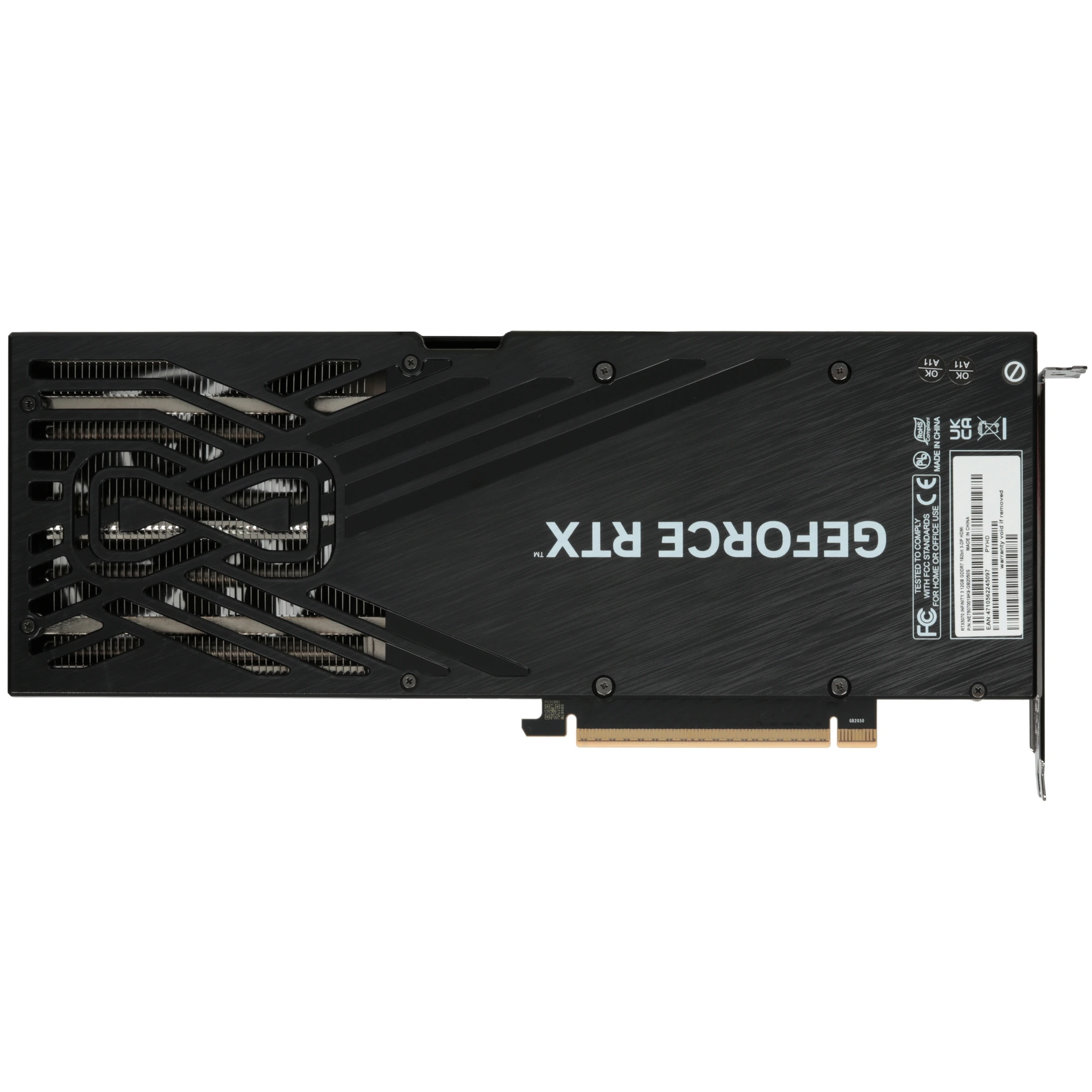 Видеокарта Palit GeForce RTX 5070 INFINITY 3, 12 GB GDDR7, 192 bit, 3xDisplayPort, HDMI, GPU 2325 MHz, фото12