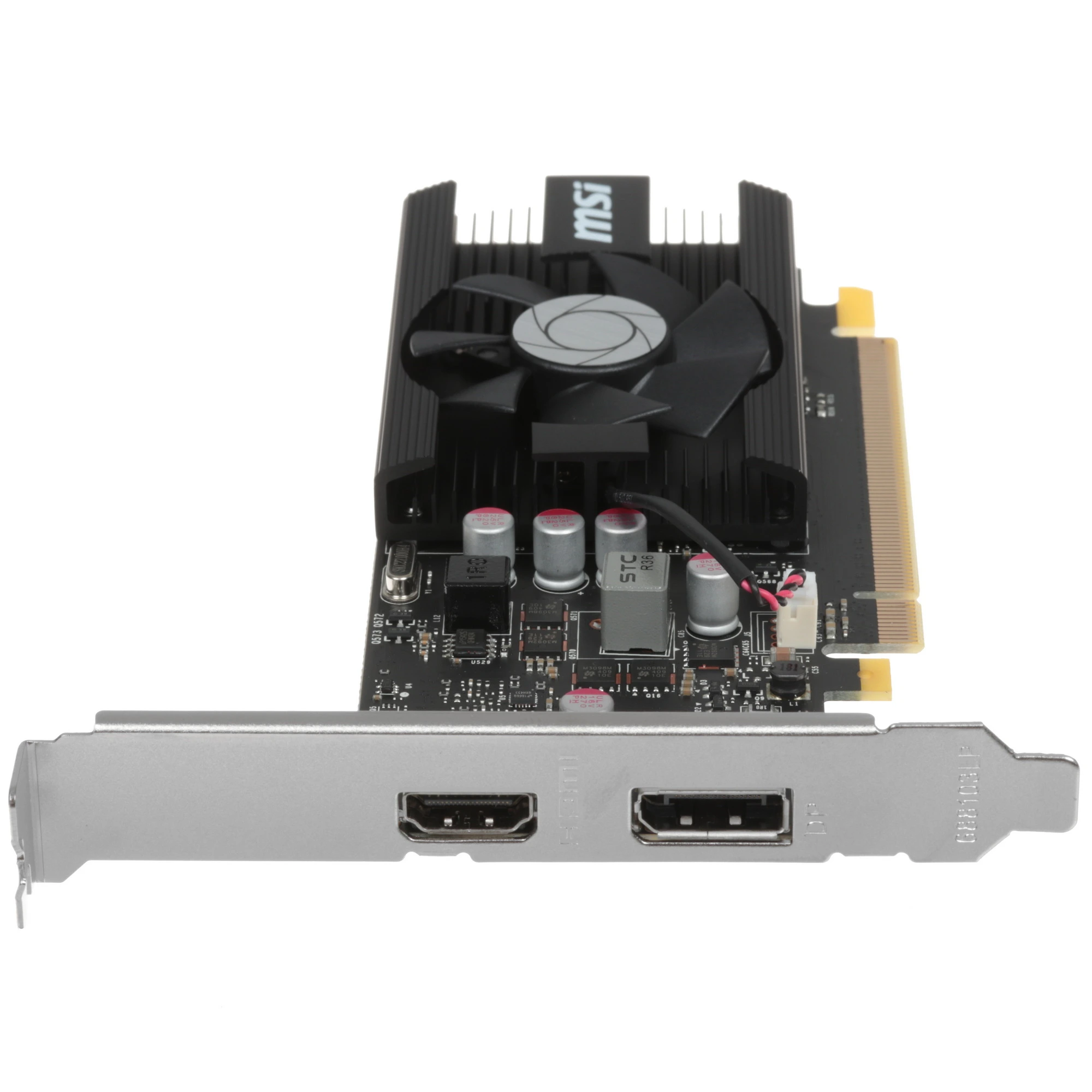 Видеокарта MSI GeForce GT 1030 4GD4 LP OC, 4 GB DDR4, 64 bit, DisplayPort, HDMI, GPU 1152 MHz, фото3
