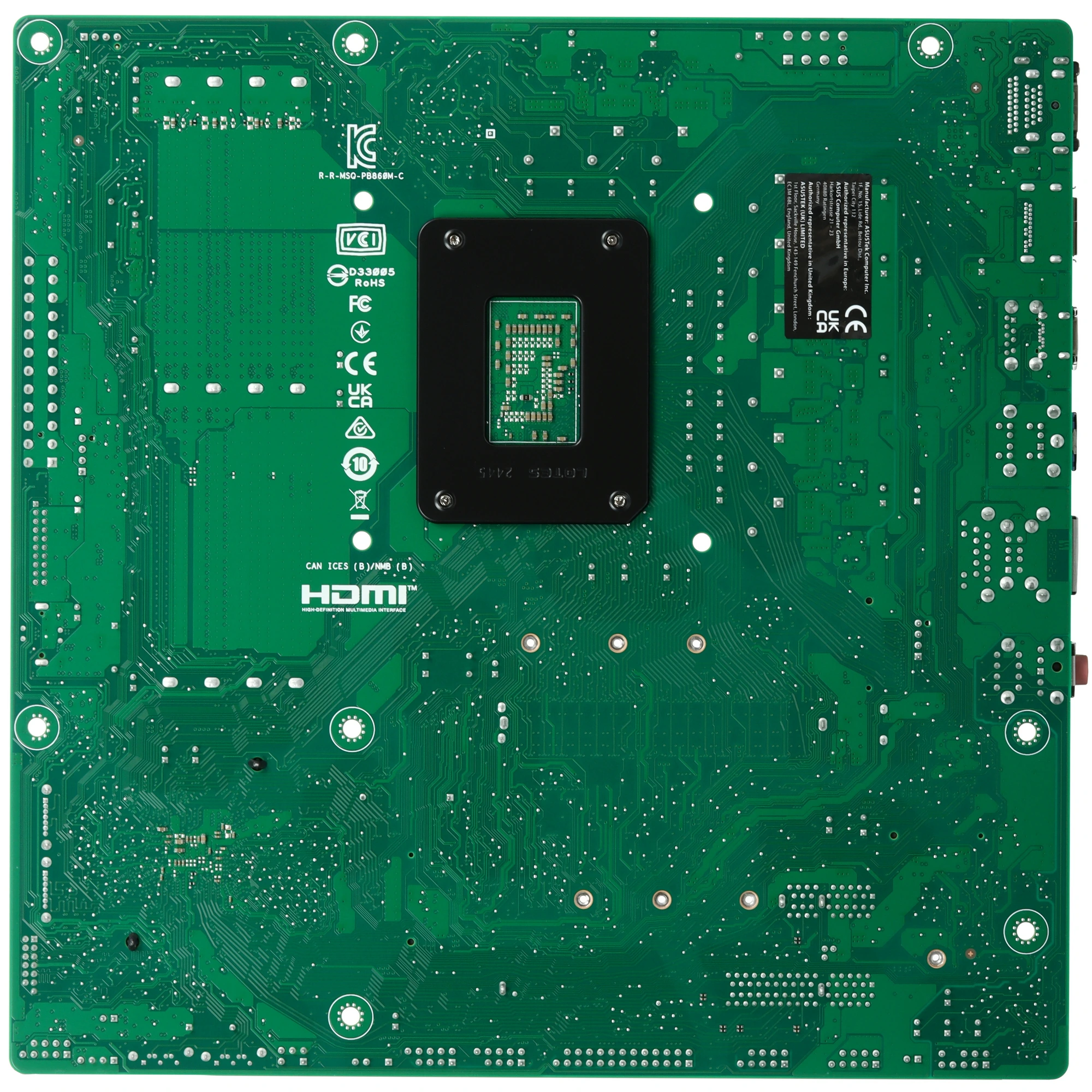 Материнская плата ASUS Pro B860M-C-CSM, LGA1851, Intel B860, 4xDDR5, 4xSATA, 2xM.2, 1xPCIe 5.0 x16, DisplayPort, HDMI, 1x1Gb LAN, 3x3.5 мм, 7.1, microATX, фото3
