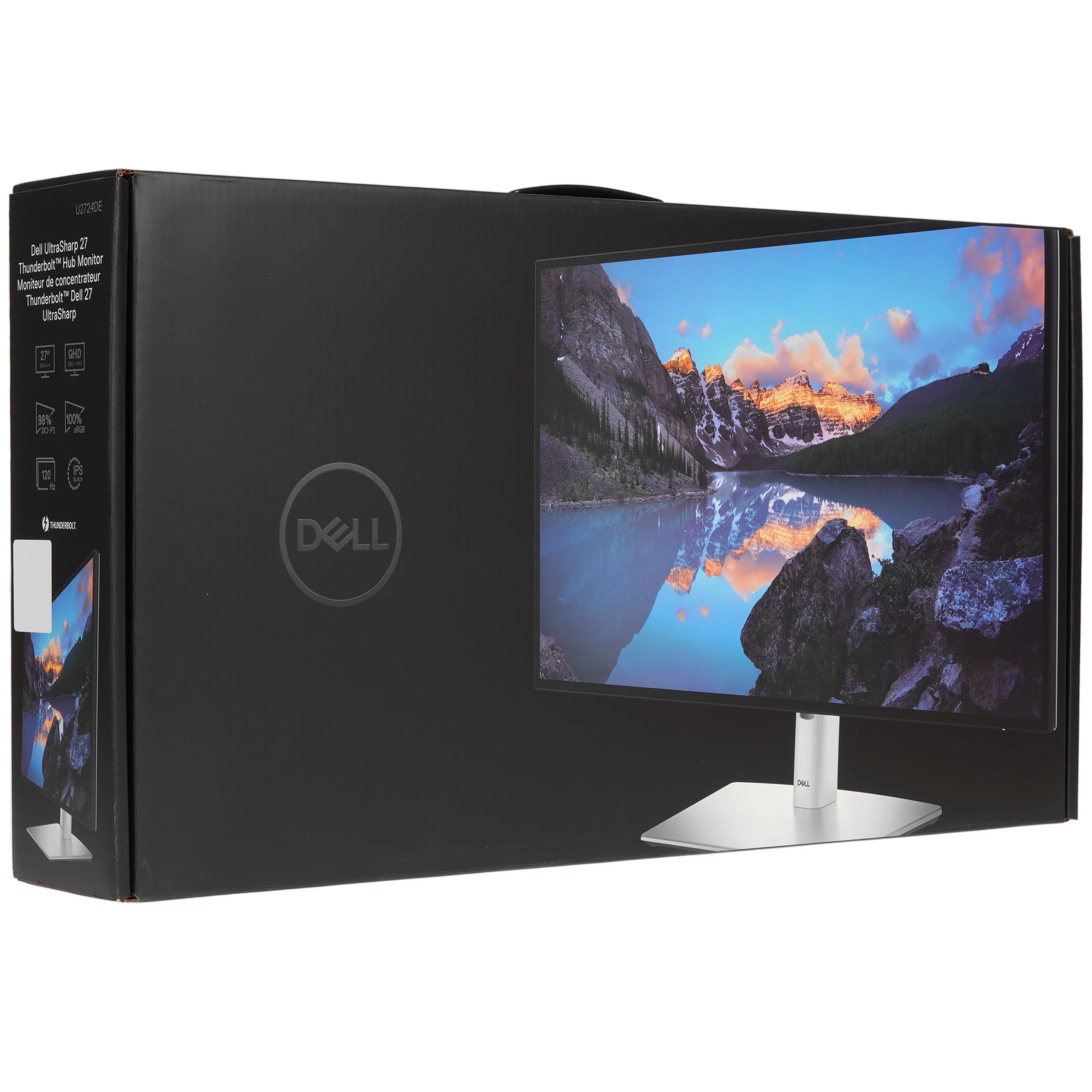 Монитор 27' Dell U2724DE IPS 2560x1440, 120 Гц, 5 мс, 16:9, 350 кд/м², HDMI 2.1, DP 1.4, DP OUT, 4xUSB 3.1, 2xUSB-C (90 Вт, Thunderbolt 4), Ethernet (2.5 Gbит), 3.5 Jack, HDR10, серебристый, фото11