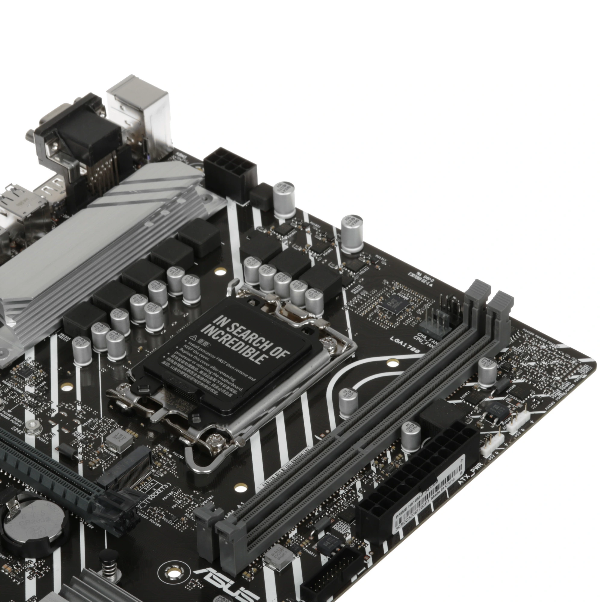 Материнская плата ASUS PRIME H610M-A D4-CSM, LGA 1700, Intel H610, 2xDDR4, 4xSATA, 2xM.2, 1xPCIe 4.0 x16, 1xPCIe x1, 1xDP, 1xD-Sub, 1xHDMI, 1x 1Gb LAN, 4xUSB-A 2.0, 2xUSB-A 3.2 Gen 1, 7.1, mATX, фото5