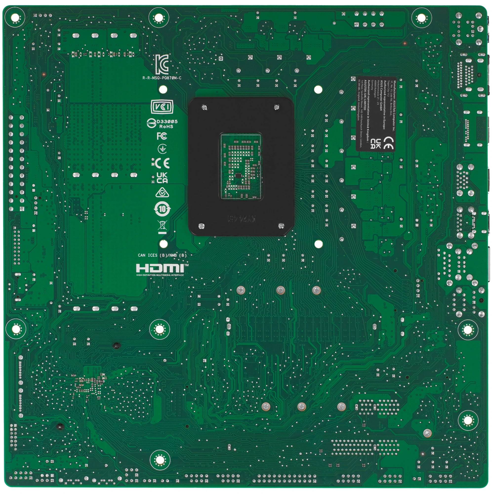 Материнская плата ASUS Pro Q870M-C-CSM, LGA1851, Intel Q870, 4xDDR5, 4xSATA, 2xM.2, 1xPCIe 5.0 x16, 1xPCIe 4.0 x4, 1xPCIe 4.0 x1, 2xDP, 1xHDMI, 1xPS/2, 1x1Gb LAN, 3xUSB-A 10Gbps, 1xUSB-A 5Gbps, 2xUSB-A 2.0, 3x3.5 мм, 7.1, mATX, фото2