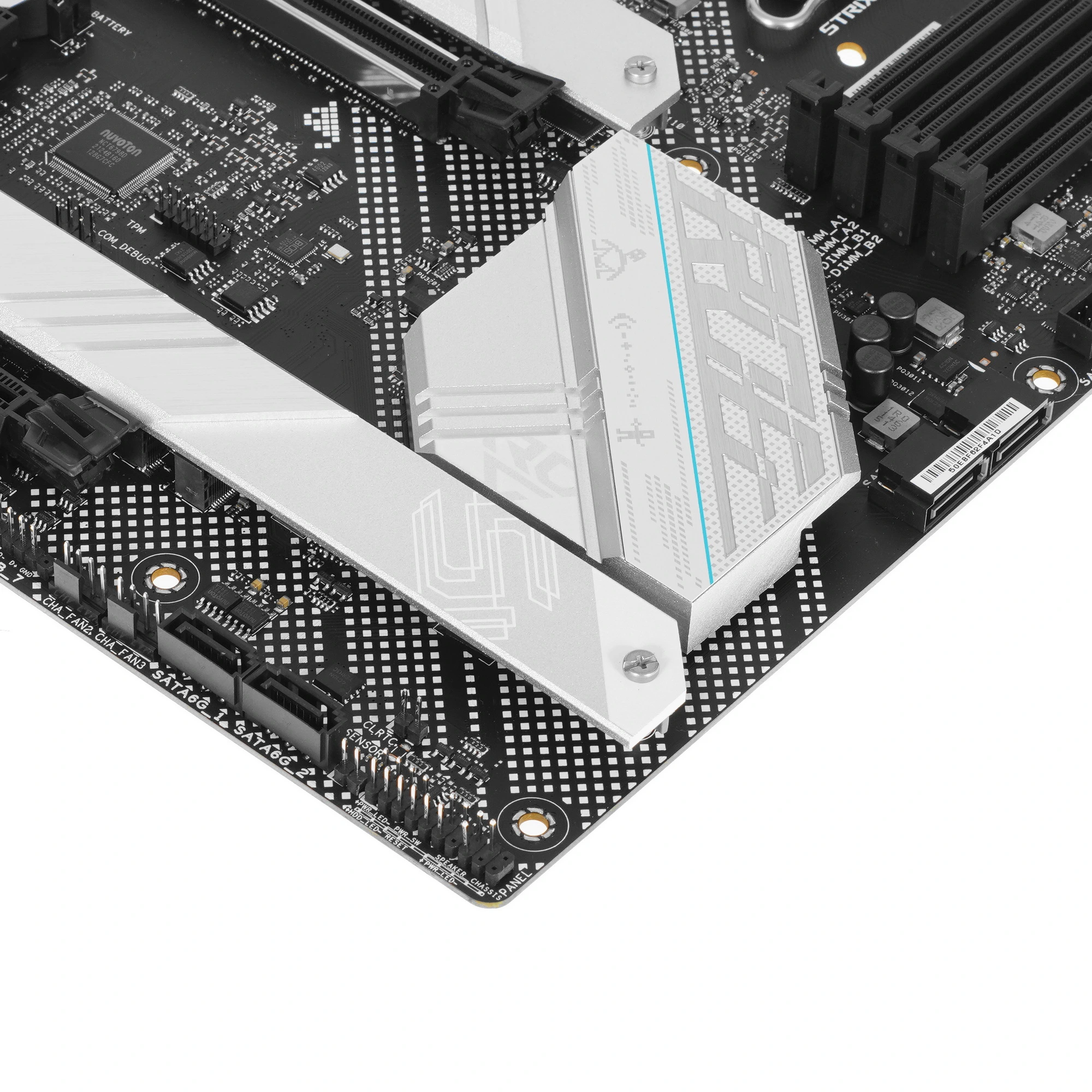 Материнская плата ASUS ROG STRIX B660-A GAMING WIFI D4, LGA 1700, Intel B660, 4xDDR4, 4xSATA, 3xM.2, 1xPCIe 5.0 x16, 1xPCIe 3.0 x4, 2xPCIe x1, 1xHDMI, 1xDP, 1x 2.5Gb LAN, 4xUSB 2.0, 2xUSB 3.2 Gen 1, 1xUSB-A 3.2 Gen 2, 1xUSB-C 3.2 Gen 1, 1xUSB-C 3.2 Gen 2x2, 5x3.5 мм, 7.1, ATX, фото5