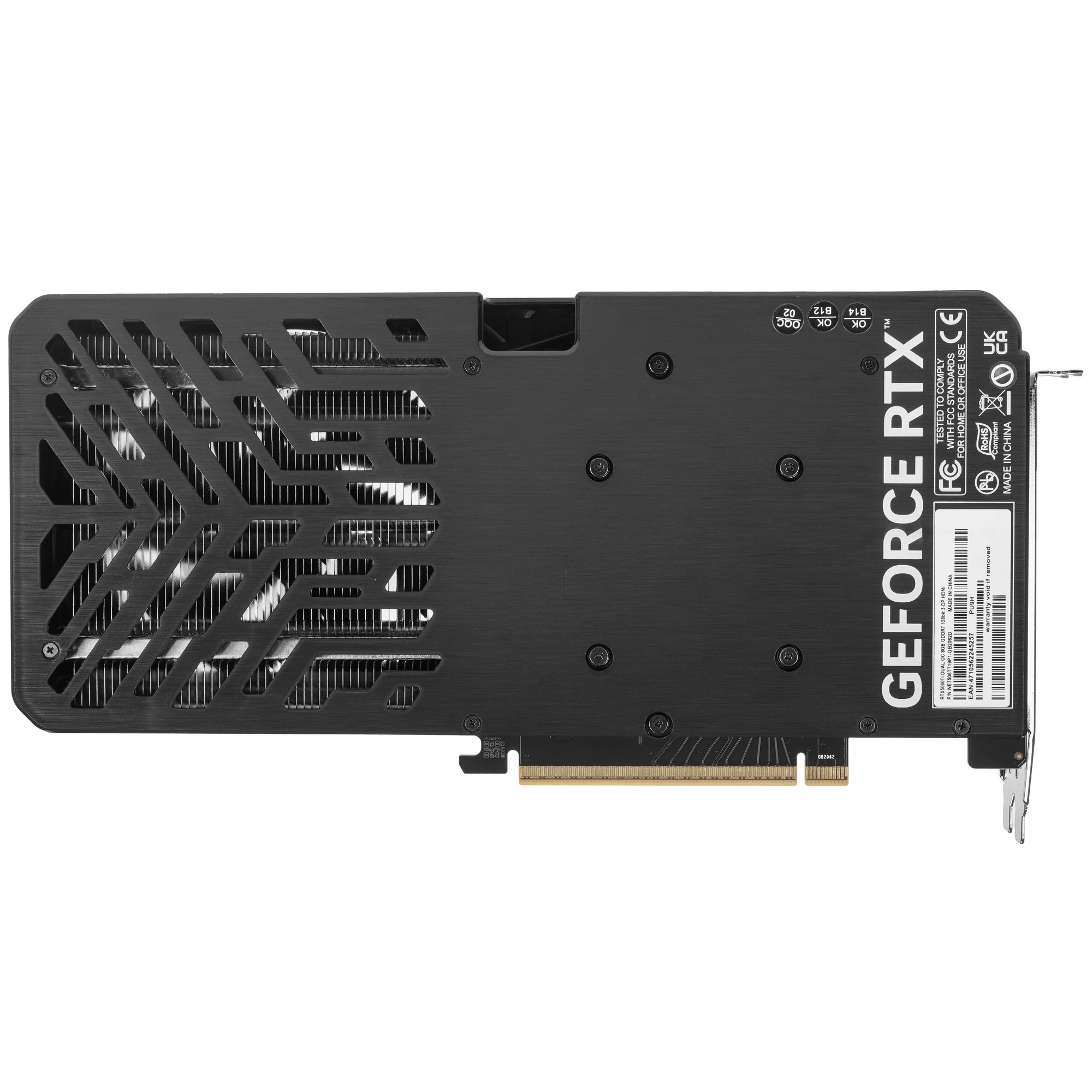 Видеокарта Palit GeForce RTX 5060 Ti DUAL OC, 8 GB GDDR7, 128 bit, 3xDisplayPort, HDMI, GPU 2407 MHz, фото7