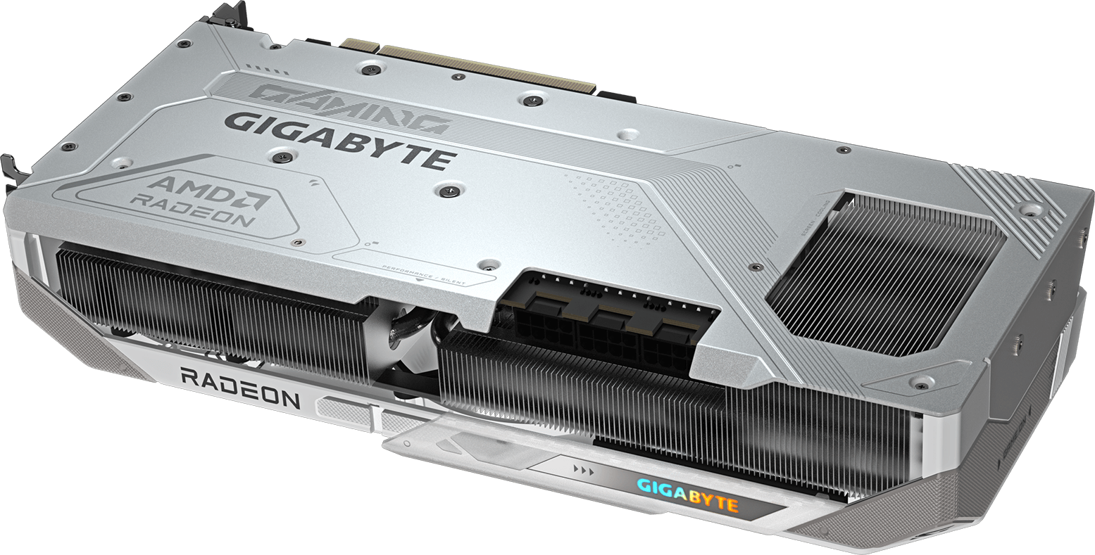Видеокарта Gigabyte AMD Radeon RX 9070 XT Gaming OC Ice, 16 GB GDDR6, 256 bit, 2xDisplayPort, 2xHDMI, GPU 2520 MHz, фото17