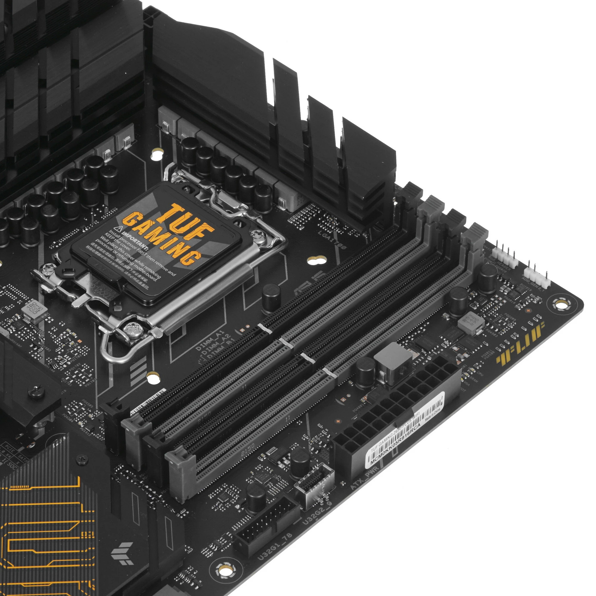 Материнская плата ASUS TUF GAMING Z690-PLUS WIFI, LGA1700, Intel Z690, 4xDDR5, 4xSATA, 4xM.2, 1xPCIe 5.0 x16, 1xPCIe 3.0 x4, 2xPCIe 3.0 x1, 1xDP, 1xHDMI, 1x2.5Gb LAN, Wi-Fi 6E, Bluetooth 5.2, 1xUSB-C 20Gbps, 1xUSB-C 5Gbps, 2xUSB-A 10Gbps, 4xUSB-A 5Gbps, 5x3.5 мм, 7.1, ATX, фото4