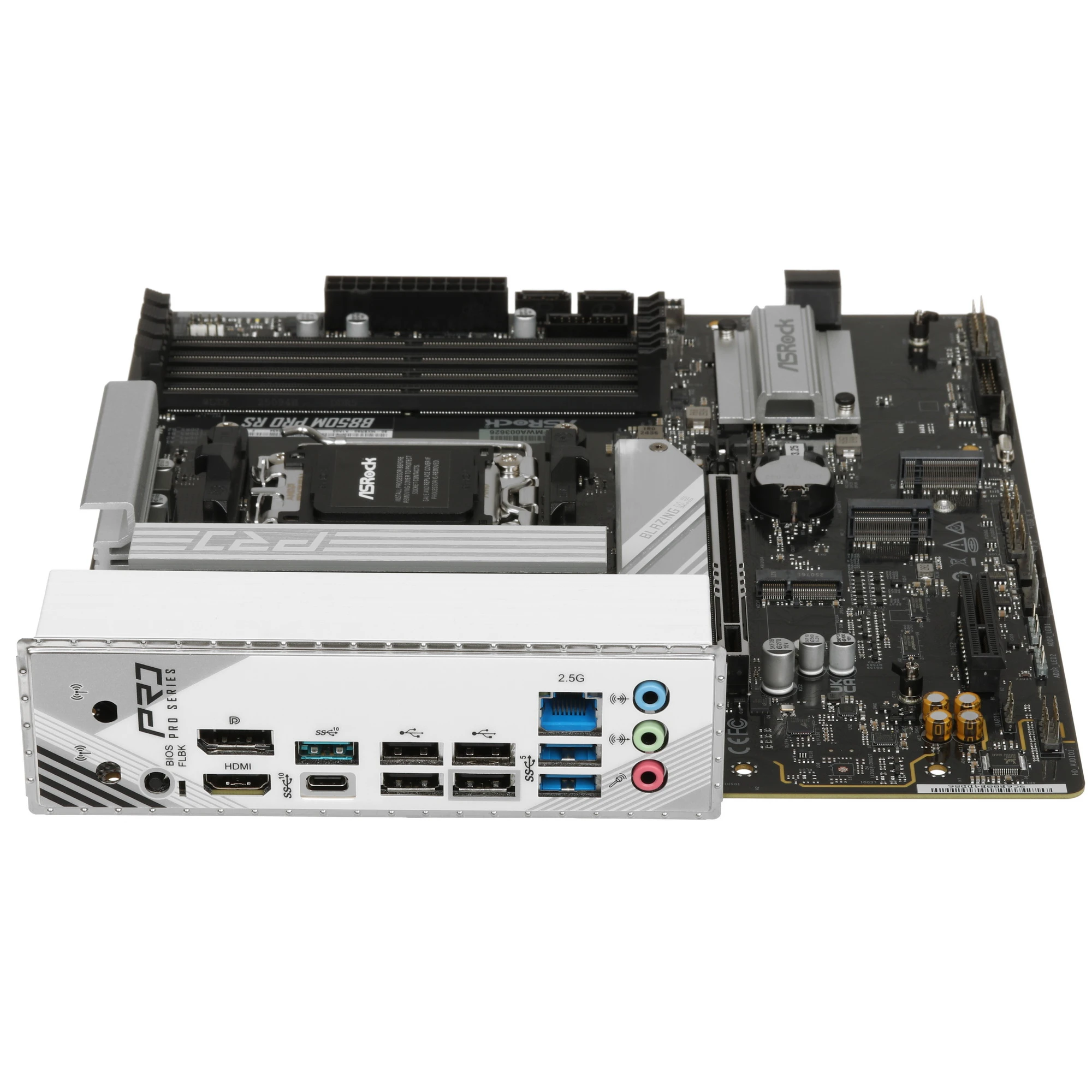 Материнская плата ASRock B850M PRO RS, AM5, AMD B850, 4xDDR5, 4xSATA, 3xM.2, 1xPCIe 5.0 x16, 1xPCIe 3.0 x4, 1xDP, 1xHDMI, 1x2.5Gb LAN, 1xUSB-C 10Gbps, 1xUSB-A 10Gbps, 2xUSB-A 5Gbps, 4xUSB-A 2.0, 3x3.5 мм, 7.1, mATX, фото4