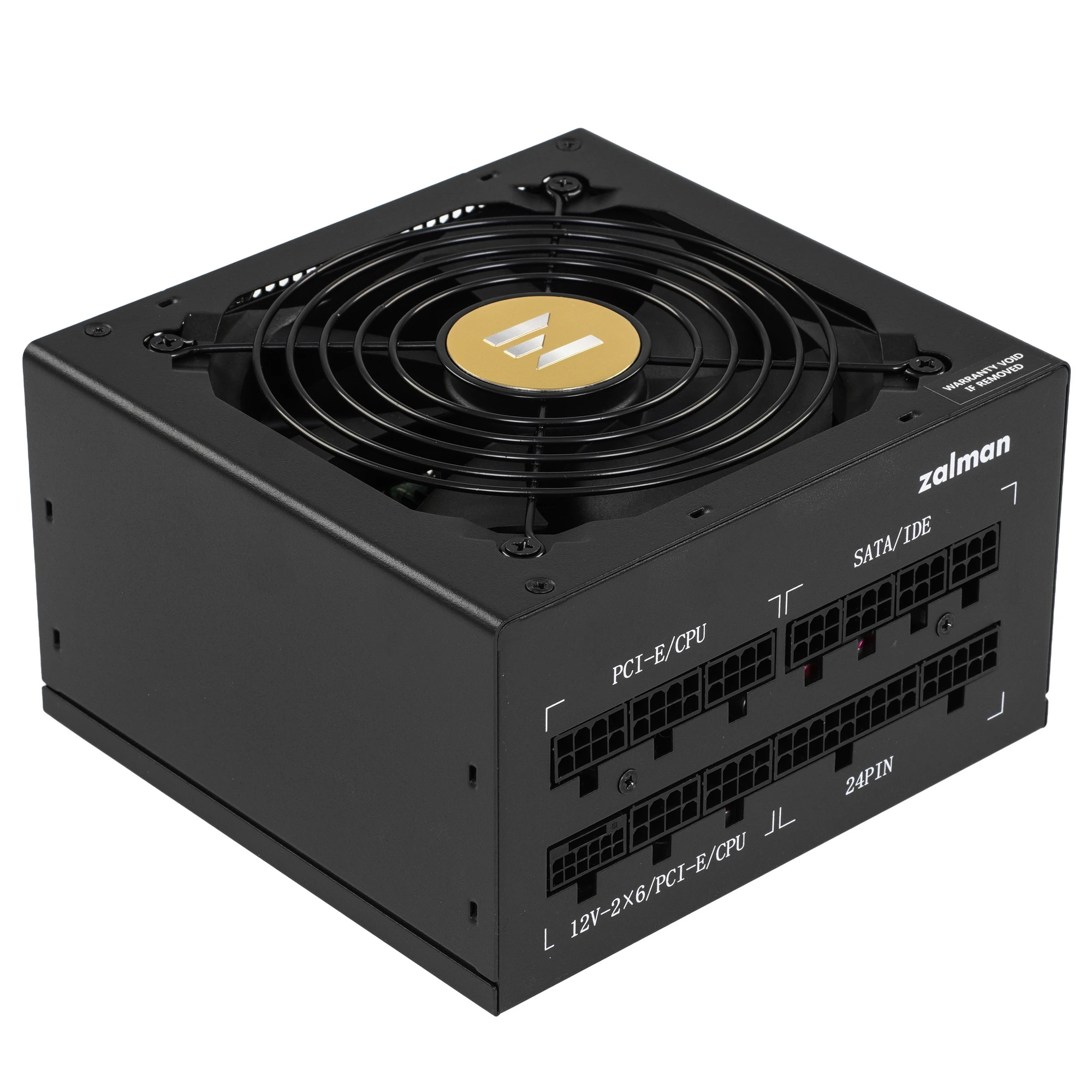 Блок питания ZALMAN TeraMax II SE 1000W, 1000Вт, 80+ Gold, 120мм, модульный, черный, вид 2