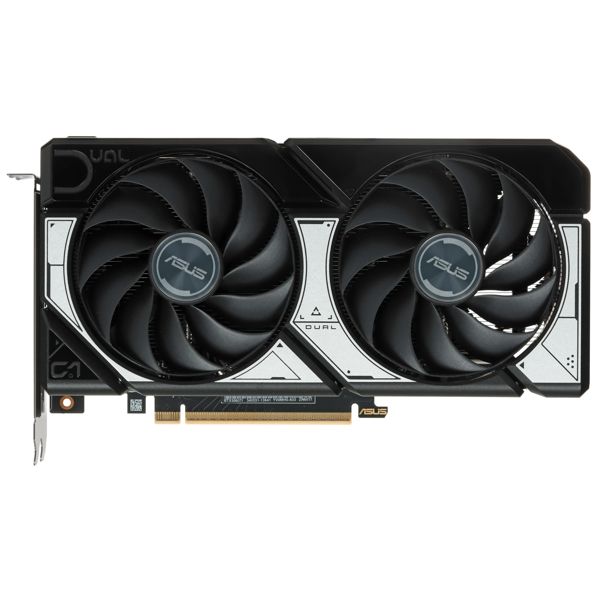 Видеокарта ASUS GeForce RTX 5060 Ti DUAL OC, 16 GB GDDR7, 128 bit, 3xDisplayPort, HDMI, GPU 2407 MHz