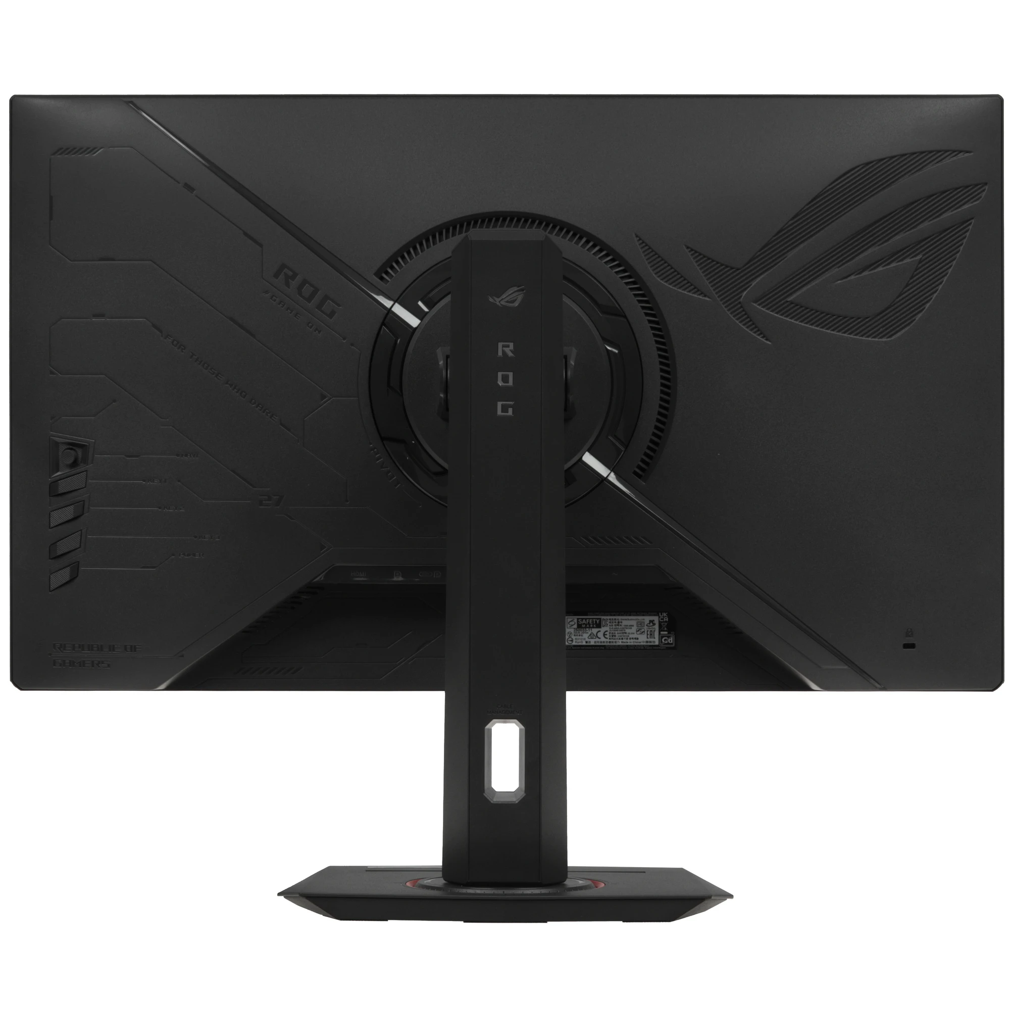 Монитор 27' ASUS ROG Strix XG279CNS Fast IPS 1920x1080, 380 Гц, 0.3 мс, 16:9, 400 кд/м², HDMI 2.1, DP 1.4, USB-C, 3.5 Jack, HDR10, FreeSync Premium, G-Sync, черный, фото13
