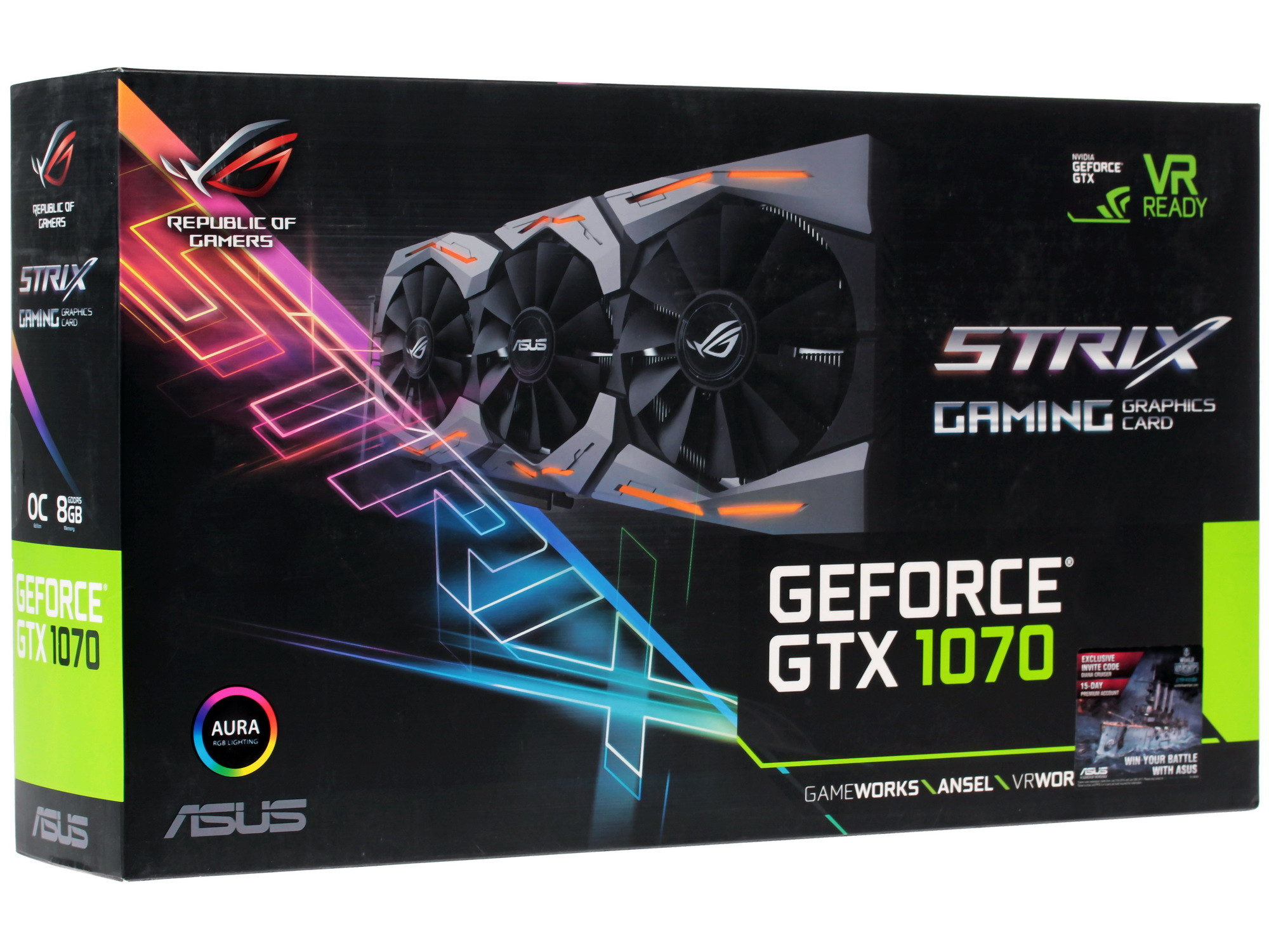 Asus Rog Strix Geforce Gtx 1070 Oc
