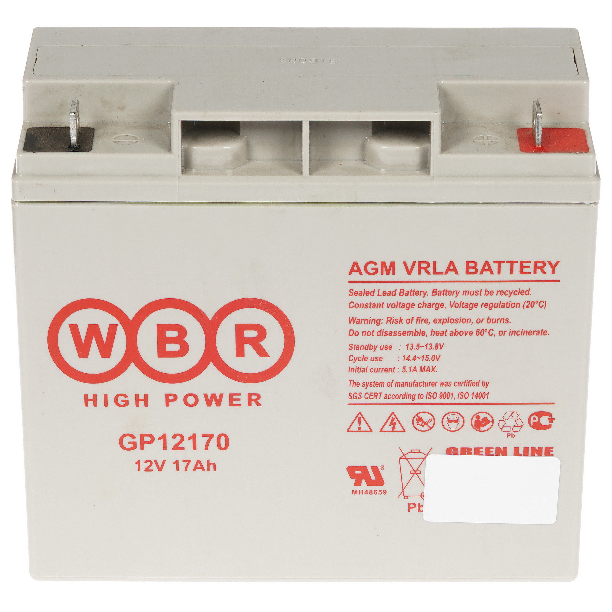 Аккумулятор wbr gp12170