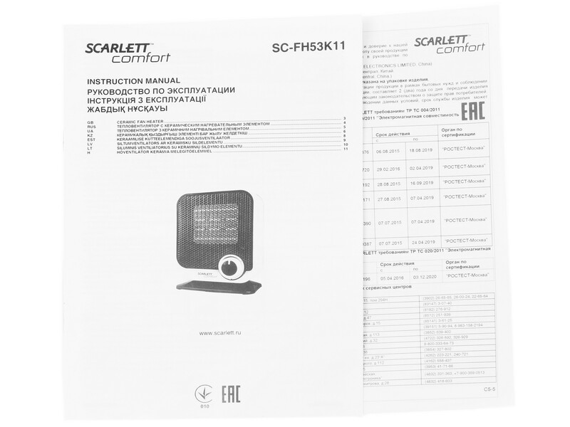 Инструкция К Тепловентилятору