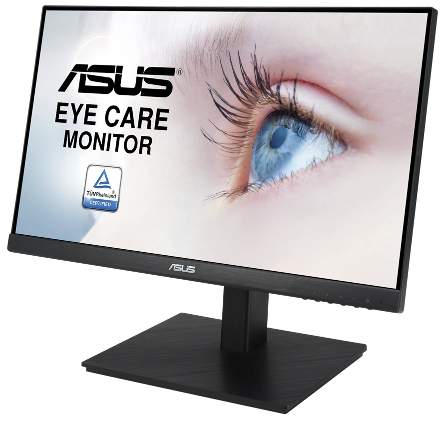 Монитор 21.5' ASUS VA229QSB IPS 1920x1080, 75 Гц, 4 мс, 16:9, 250 кд/м², HDMI 1.4, DP 1.2, VGA, 3.5 Jack, USB Hub (2x USB 2.0), динамики (2x2 Вт), FreeSync, черный, фото3