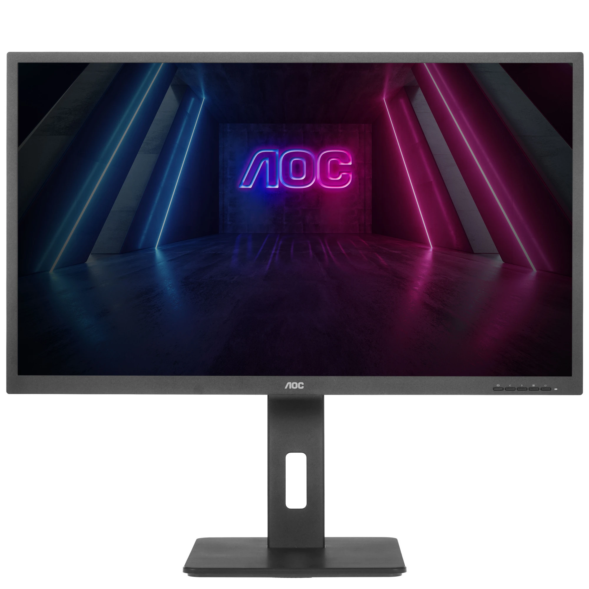 Монитор 31.5' AOC Q32P2 IPS 2560x1440, 75 Гц, 4 мс (GtG), 16:9, 250 кд/м², 2xHDMI 1.4, DP 1.2, USB Hub (4x USB), 3.5 Jack, динамики (2x3 Вт), Adaptive-Sync, VESA 100x100, черный