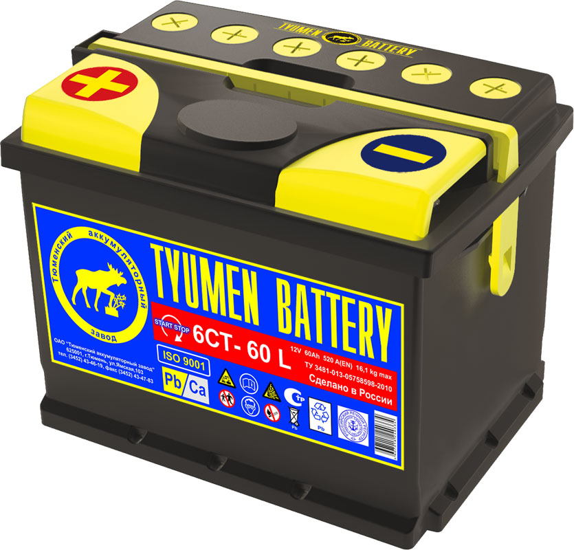 Аккумулятор tyumen battery standard