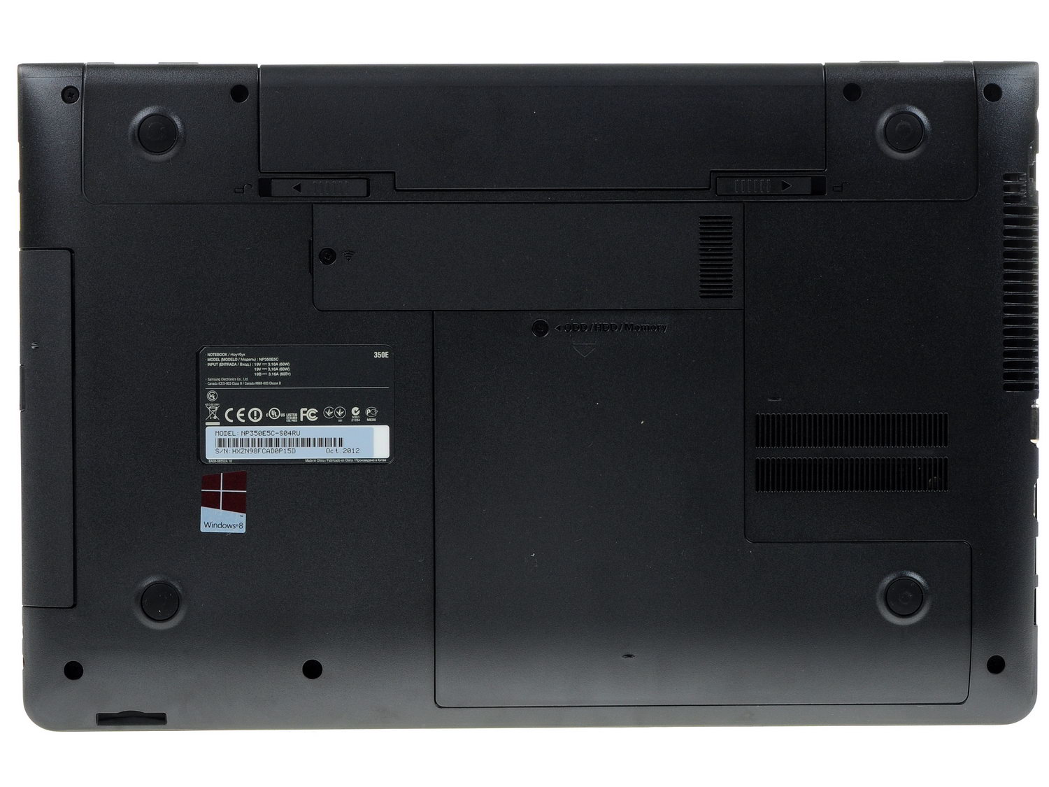 Samsung np350e5c аккумулятор