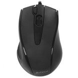 Мышь проводная A4Tech N-500FS  черный