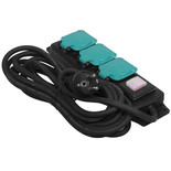Удлинитель силовой FinePower PDS0422 черный