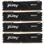 Оперативная память Kingston FURY Beast Black [KF432C16BBK4/64] 64 ГБ