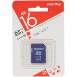 Карта памяти Smartbuy SDHC 16 ГБ [SB16GBSDHCCL10]
