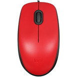 Мышь проводная Logitech M110s Red [910-005501] красный