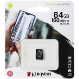 Memory card Kingston Canvas Select Plus microSDXC 64 GB [SDCS2/64GBSP]