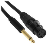 Кабель   Ugreen XLR - jack 6.3 мм черный