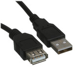 Cable DEXP USB Type-A - USB Type-A black 5 m