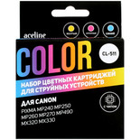 Картридж Aceline NC-CL511CMY многоцветный