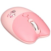 Клавиатура+мышь беспроводная   DEXP Pink Cats розовый