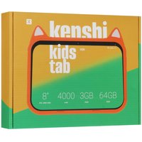8" Планшет KENSHI Kids H20 LTE 64 ГБ оранжевый
