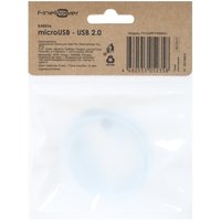 Кабель FinePower micro USB-B - USB Type-A белый 1 м
