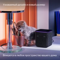 Умная колонка Яндекс Станция Миди черный