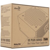 Блок питания AeroCool VX PLUS 750W [VX-750 PLUS] черный
