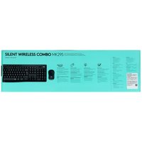 Keyboard and mouse Wireless   Logitech MK295 Silent Wireless Combo black