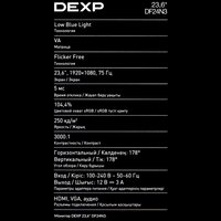 23.6" Монитор DEXP DF24N3 черный