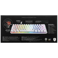 Клавиатура  проводная Razer Huntsman Mini цвет белый