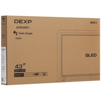 43" (108 см) Телевизор DEXP Q431 серый