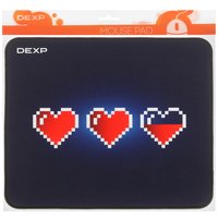 Коврик DEXP OM-M Hearts (M) черный