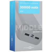 Портативный аккумулятор FinePower Jacked III серый
