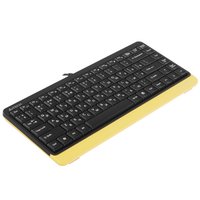 Клавиатура+мышь  проводная  A4Tech Fstyler F1110 желтый